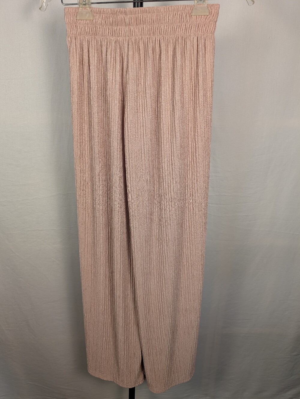A-168 Love Poem NWT 2-Piece Blush Pink Crinkle Knit Lounge Set Size Small - Picture 3 of 15